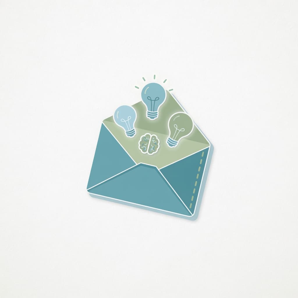 Newsletter icon with clarity insights